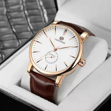 2026 Famous Luxury Brand Men's Watches Mechanical Movement Leather Strap Automatic Self-Winding Clock Male Big Dial Wrist Watches
