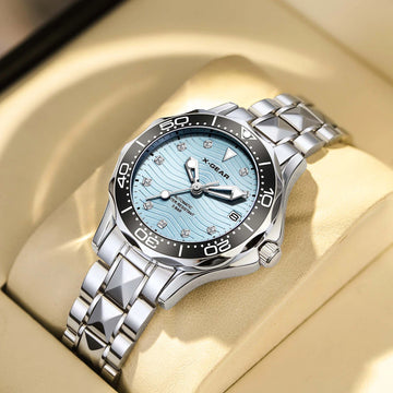 X-GEAR Women's New Watch Fully Automatic Mechanical Watch Light Luxury Temperament Waterproof Watch for Women