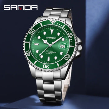 New Luxury Brand Automatic Watches Round Design Waterproof Watch For Men Sport Stylish Mechanical Wristwatches Relogio Masculino